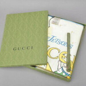 Gucci swaddle yellow blanket cream mat